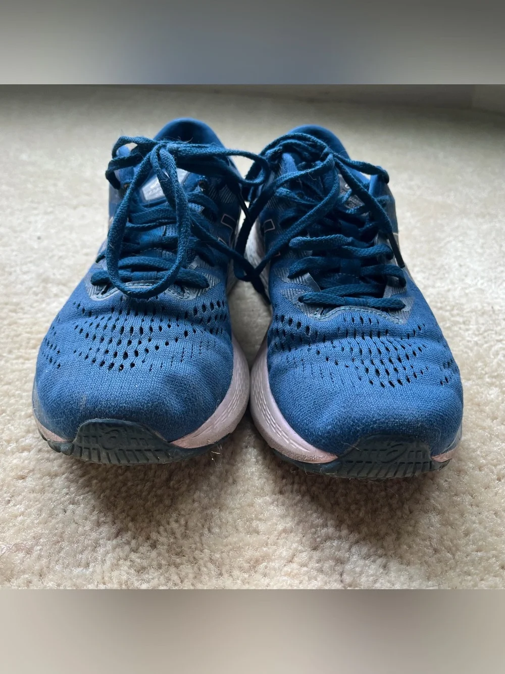 Asics Gel-Kayano 28 Women's Blue Running Shoes - Size 10.5 M - #1012B047 - VGUC